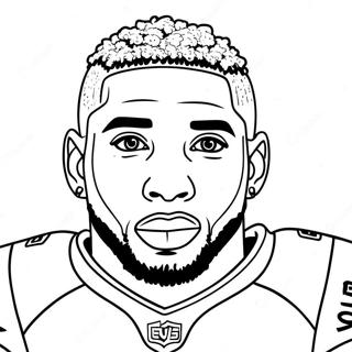 Odell Beckham Jr Na Pahina Ng Kulay 128556-61930