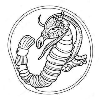 Pahina Ng Kulay Ng Scorpio Zodiac Sign 128764-62089