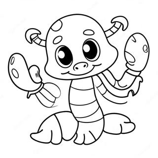 Cute Na Scorpio Cartoon Na Pahina Ng Kulay 128766-62100
