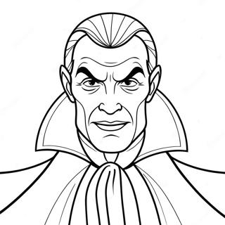 Dracula Coloring Pages
