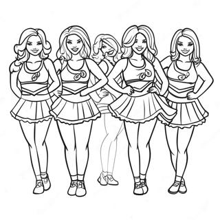 Pahina Ng Kulay Ng Mga Cheerleader Ng Lakers 129381-62586