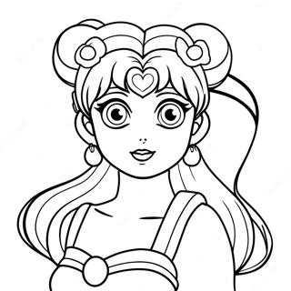 Prinsesa Serenity Na Pahina Ng Kulay Ng Sailor Moon 129556-62712