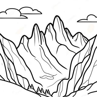 Kulay Ng Dramatikong Taluktok Ng Bato Sa Bundok 129662 62801