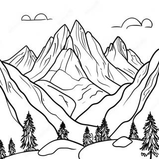 Kulay Ng Dramatikong Taluktok Ng Bato Sa Bundok 129662 62803