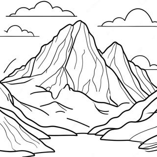 Kulay Ng Dramatikong Taluktok Ng Bato Sa Bundok 129662 62804