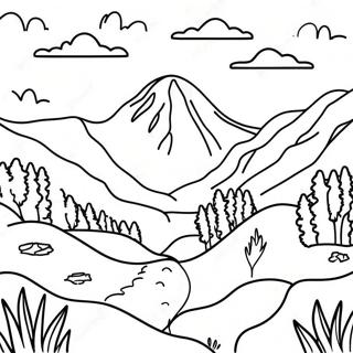 Kulay Ng Lush Na Berde Sa Lambak Ng Bundok 129663 62805