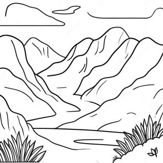 Kulay Ng Lush Na Berde Sa Lambak Ng Bundok 129663 62806