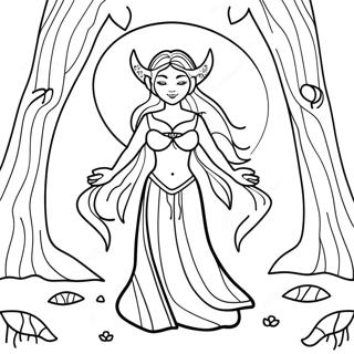 Kulay Ng Mistikong Diyosa Ng Buwan Sa Gubat 129686 62818