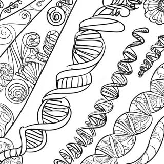 Pahina Ng Kulay Ng Double Helix Dna 129943-63014