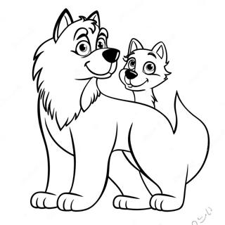 Balto Coloring Pages