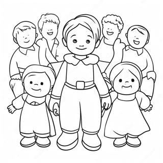 Pahina Ng Kulay Ng Maliit Na Tao 130713-63610