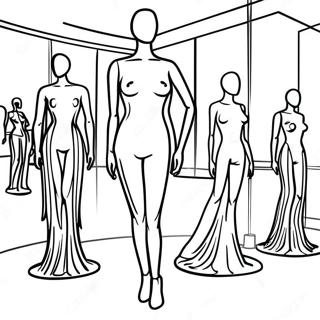 Eleganteng Mannequin Na Display Na Kulay Ng Pahina 131154 63953