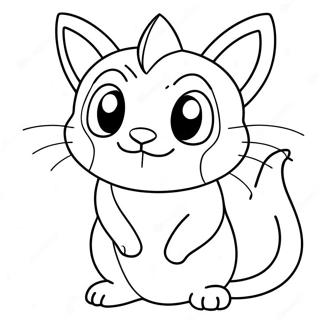 Pokemon Meowth Mga Pahina Ng Kulay