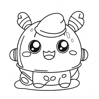 Cute Na Tauhan Ng Tamagotchi Na Pahina Ng Kulay 131641-64330