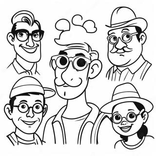 Pahina Ng Kulay Ng Hipster Disney Characters 132281-64826