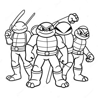 Pagbangon Ng Tmnt Mga Pahina Ng Kulay