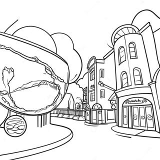 Universal Studios Coloring Page 134517-66561