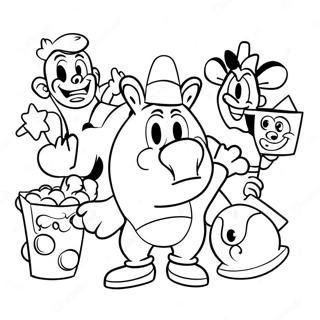 Kapana Panabik Na Mga Tauhan Ng Universal Studios Coloring Page 134518-66566