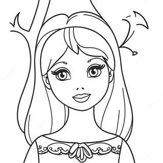 Nakakatakot Na Halloween Barbie Coloring Page 134544-66587