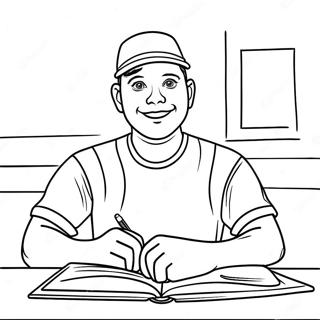 Sikat Na Youtuber Sa Aksyon Na Pahina Ng Kulay 134957-66910