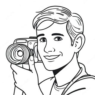 Youtuber Na May Kamera Na Pahina Ng Kulay 134958-66913