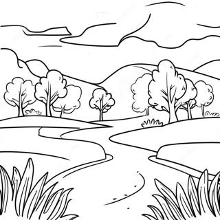 Tanawin Ng Bluegrass Na Pahina Ng Kulay 135290 67168