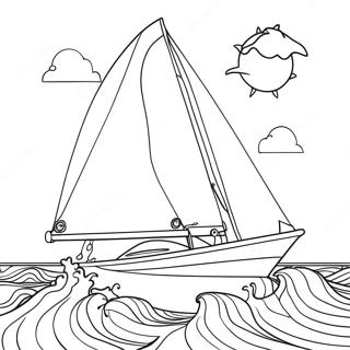 Bangka Coloring Pages