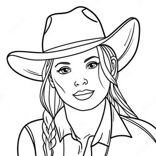 Pahina Ng Kulay Ni Jessie Na Naka Cowboy Hat 136056-67766