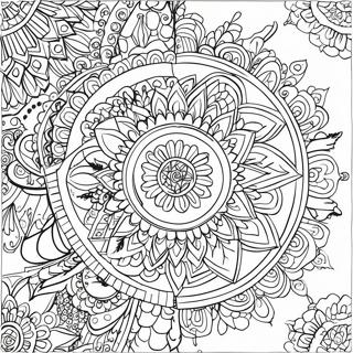 Pahina Ng Kulay Ng Mindfulness Mandala Sa Sikolohiya 136335 67987