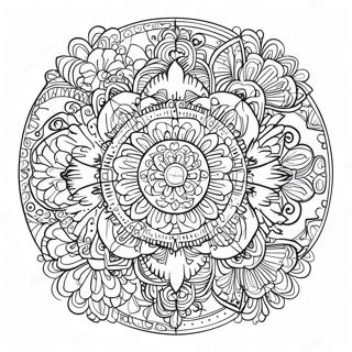 Pahina Ng Kulay Ng Mindfulness Mandala Sa Sikolohiya 136335 67988