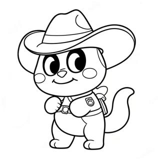 Sheriff Callie Mga Pahina Ng Kulay