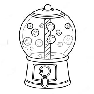 Pahina Ng Kulay Na Bubble Gum Machine 136672-68254