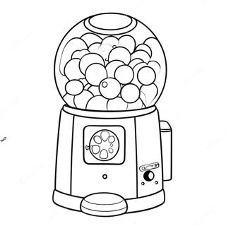 Pahina Ng Kulay Na Bubble Gum Machine 136672-68255