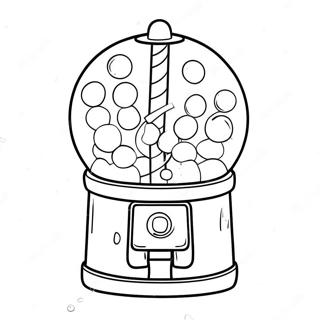 Pahina Ng Kulay Na Bubble Gum Machine 136672-68403