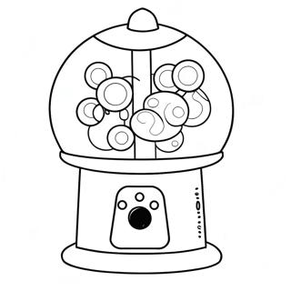 Pahina Ng Kulay Na Bubble Gum Machine 136672-68404