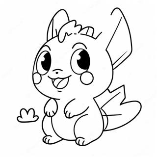 Chibi Pokemon Mga Pahina Ng Kulay