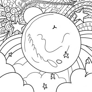 Pahina Ng Kulay Ng Moonlit Night Sky 137414-68977