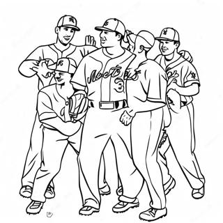 Pahina Ng Kulay Ng Mga Manlalaro Ng Mets Na Nagdiriwang 137492-69043