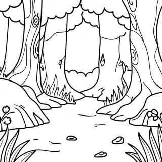 Misteryosong Gubat Na Pahina Ng Kulay 137697 69198