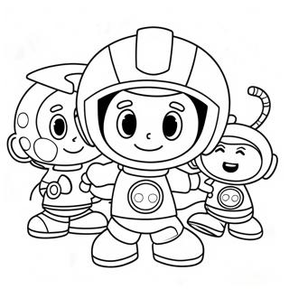 Team Umizoomi Mga Pahina Ng Kulay