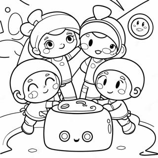 Pahina Ng Kulay Ng Team Umizoomi Na Tumutulong Sa Mga Kaibigan 137724-69227