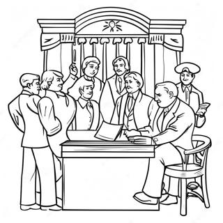 Pahina Ng Kulay Ng Makasaysayang Bill Of Rights 138080-69496