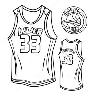 Retro Na Pahina Ng Kulay Ng Nba Jersey 138287-69657