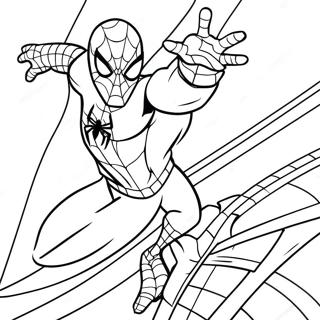 Pahina Ng Kulay Ng Black Suit Spider Man Na Puno Ng Aksyon 138338-69700