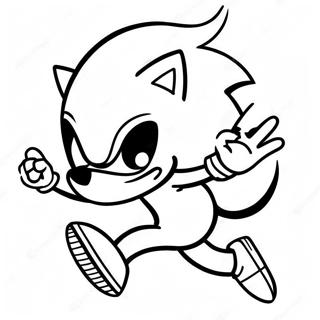 Mabilis Na Sonic Na Tumakbo Coloring Page 138414-69754