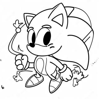 Sticks Sonic Coloring Pages