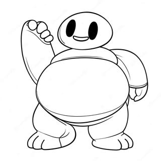 Baymax Sa Superhero Na Poses Na Pahina Ng Kulay 138440 69777