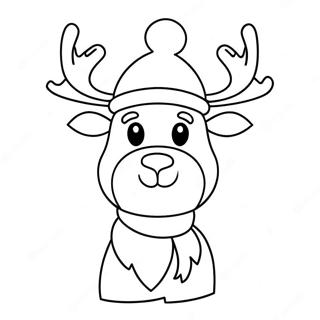 Reindeer Ng Pasko Coloring Pages