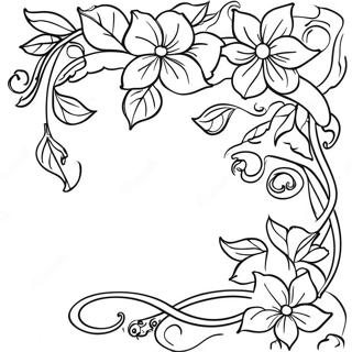 Vine Coloring Pages