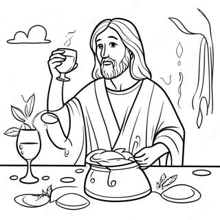 Mga Himala Ni Jesus Coloring Pages